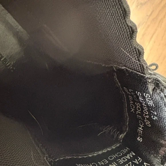 Black Leather Chelsea Boots - Picture 3 of 4